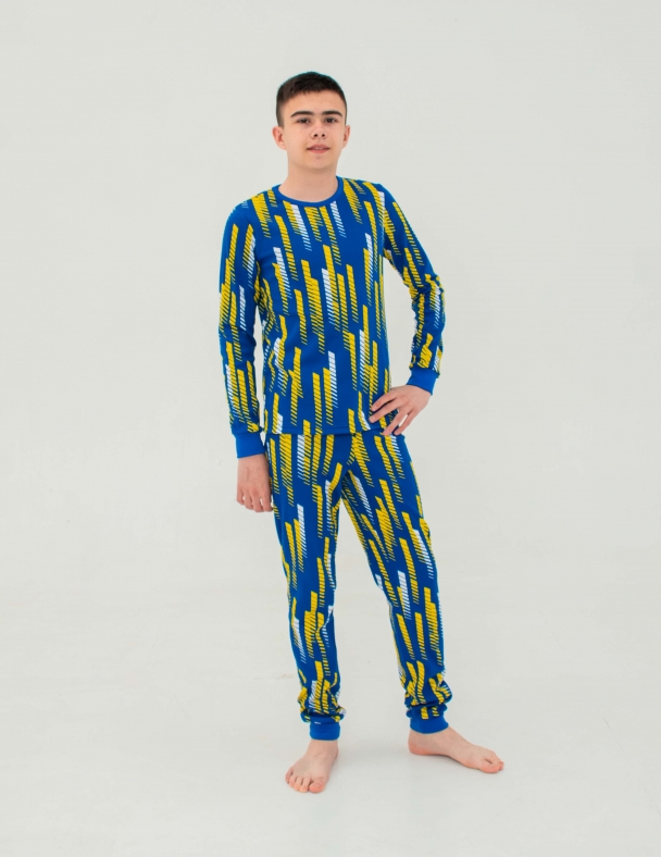 Детская пижама для мальчика | 100% Хлопок | Демисезон | 122, 128, 134, 140, 146, 152, 158, 164, 170 | Очень приятная к телу для мальчика SMIL 104689 Рисунок - изображение 3