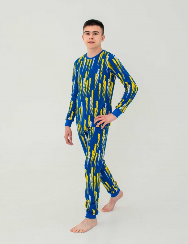 Детская пижама для мальчика | 100% Хлопок | Демисезон | 122, 128, 134, 140, 146, 152, 158, 164, 170 | Очень приятная к телу для мальчика SMIL 104689 Рисунок - изображение 6