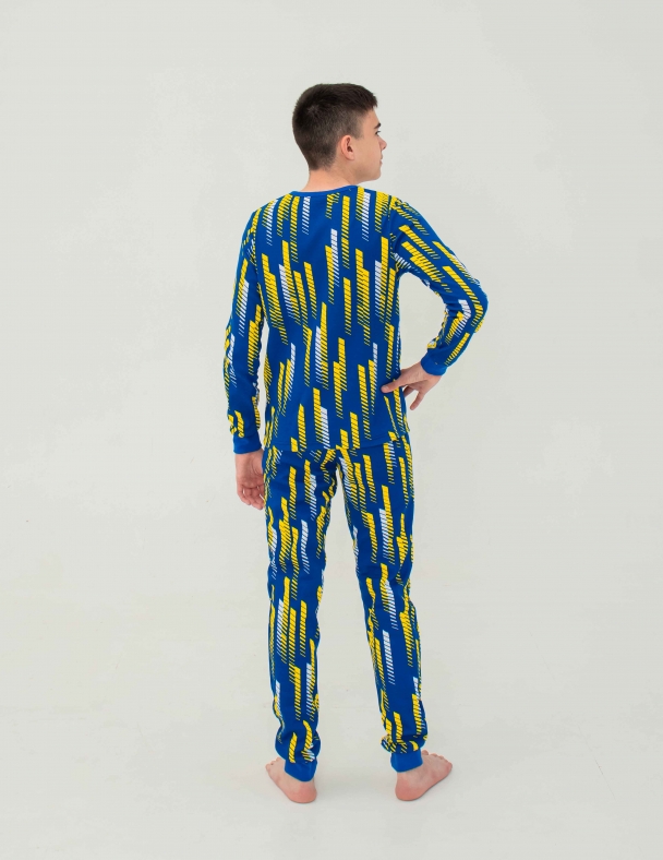 Детская пижама для мальчика | 100% Хлопок | Демисезон | 122, 128, 134, 140, 146, 152, 158, 164, 170 | Очень приятная к телу для мальчика SMIL 104689 Рисунок - изображение 4