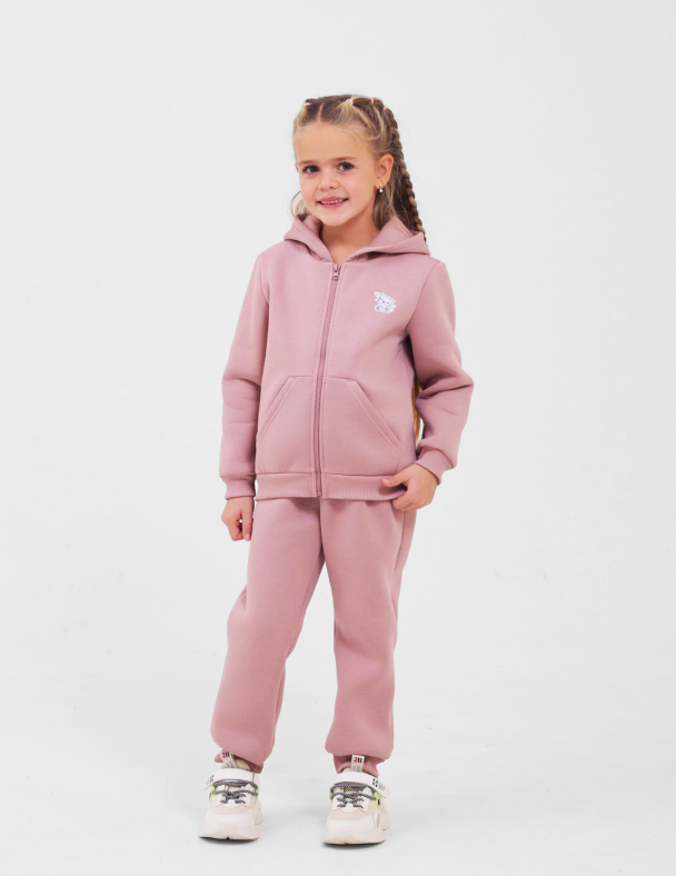 Комплект для дiвчинки (толстовка + штани ) для дівчинки SMIL 117543-1 Пудра - изображение 1