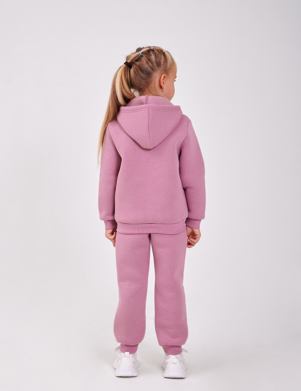 Комплект для дiвчинки (толстовка + штани ) для девочки SMIL 117543-1 Сухая роза - изображение 2