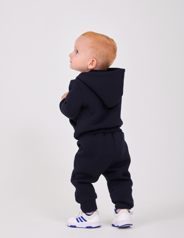 Комплект для хлопчика (толстовка + штани ) для хлопчика SMIL 117544-1 Темно-синій - изображение 2