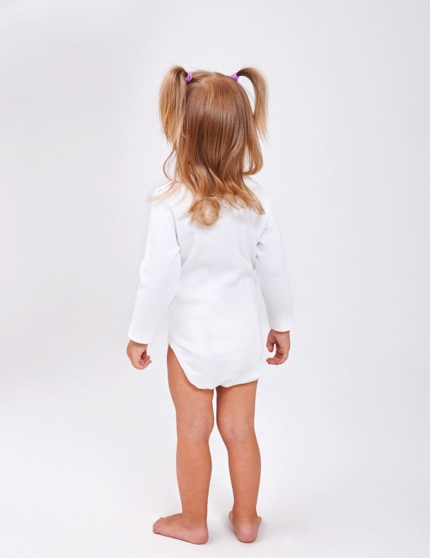 Боди-гольф для девочки SMIL 102773-2s Белый - изображение 2