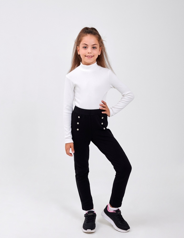 Боди-гольф для девочки SMIL 102777-2s Белый - изображение 1