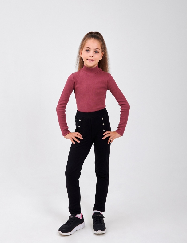 Боди-гольф для девочки SMIL 102777-2s Сливовый - изображение 1