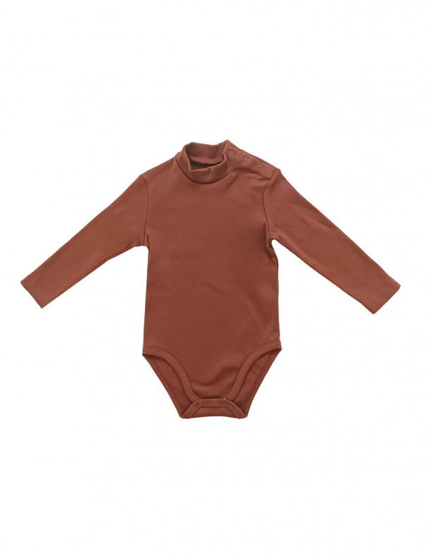 Боди-гольф для мальчика SMIL 102775-2s Коричневый - изображение 1