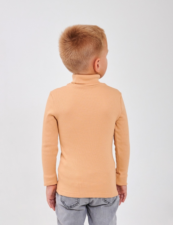 Гольф с отворотом для мальчика SMIL 114027-2s Бежевый - изображение 2