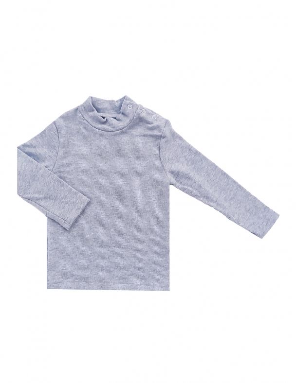 Гольф-стойка для мальчика SMIL 114026-2s Серый меланж - изображение 1