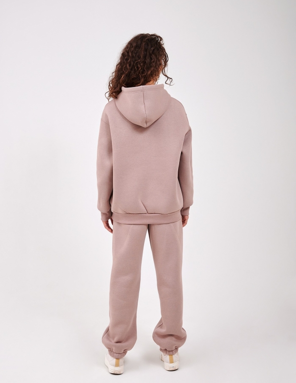 Комплект для дiвчинки (свiтшот + штани ) для девочки SMIL 117536-1-2s Капучино - изображение 2