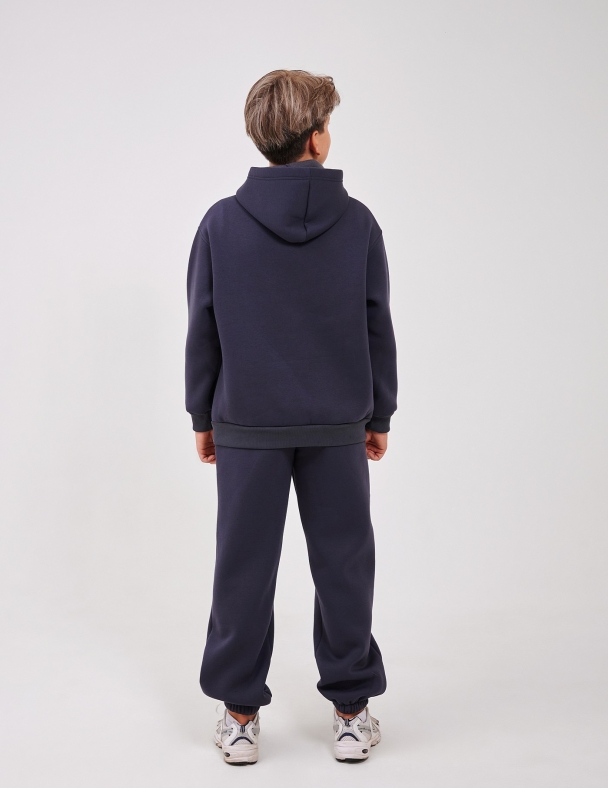 Комплект для хлопчика (свiтшот +штани) для мальчика SMIL 117538-1-2s Темно-серый - изображение 2