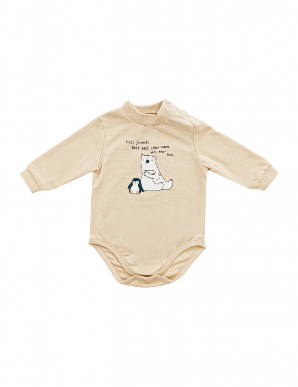 Бодi унисекс SMIL 102783-1-2s Бежевый - изображение 1