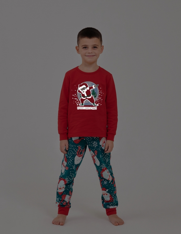 Пижама унисекс SMIL 104548-1 Красный 1 - изображение 2