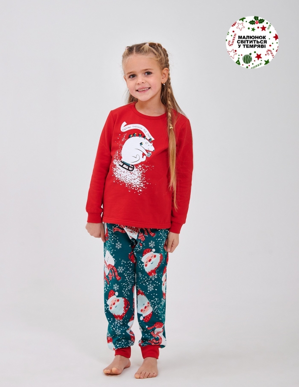 Пижама унисекс SMIL 104548-1 Красный 2 - изображение 1
