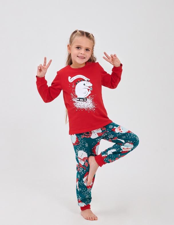 Пижама унисекс SMIL 104548-1 Красный 2 - изображение 4