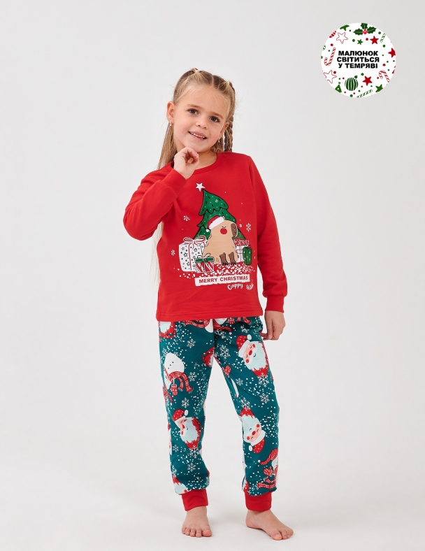 Пижама унисекс SMIL 104548-1 Красный 3 - изображение 1