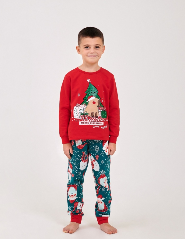 Пижама унисекс SMIL 104548-1 Красный 3 - изображение 4