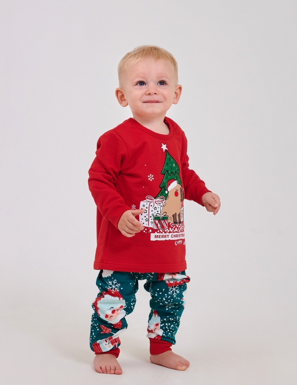 Пижама унисекс SMIL 104547-1 Красный 3 - изображение 4