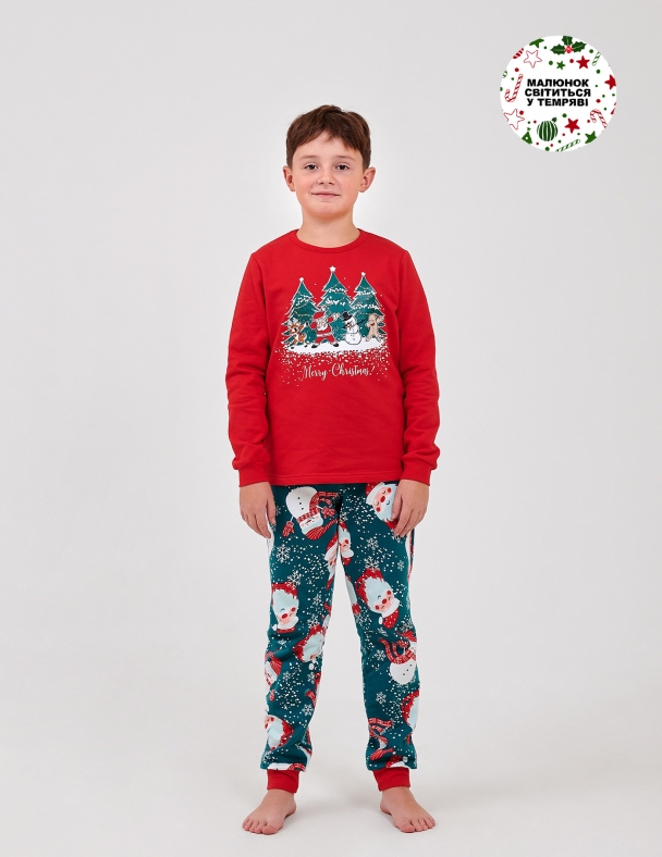 Пижама унисекс SMIL 104764-1 Красный 1 - изображение 1
