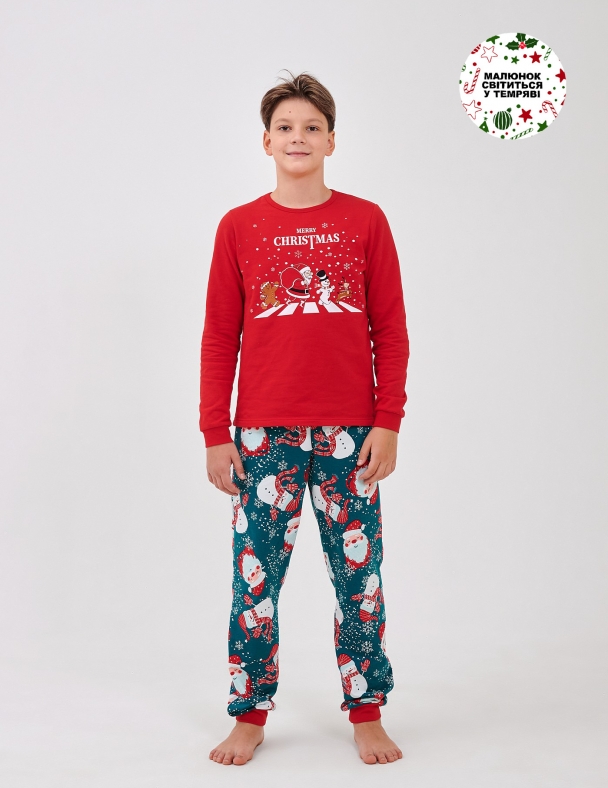 Пижама унисекс SMIL 104764-1 Красный 4 - изображение 1
