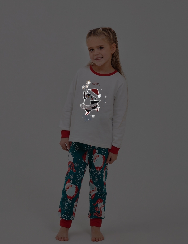 Пижама унисекс SMIL 104548-1-2s Молочный 1 - изображение 2