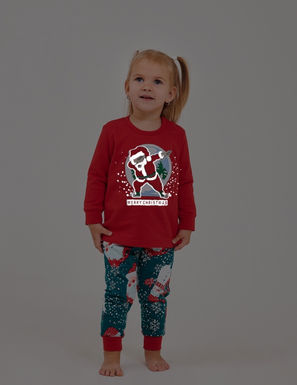 Пижама унисекс SMIL 104547-1-2s Красный 1 - изображение 2