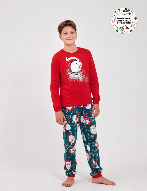 Пижама унисекс SMIL 104874-1-2s Красный 2 - изображение 1