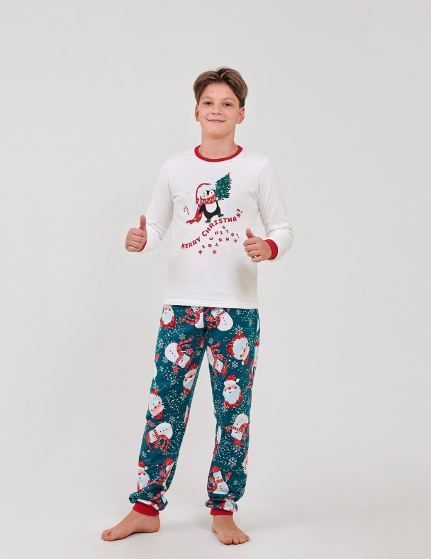 Пижама унисекс SMIL 104874-1-2s Молочный 2 - изображение 4