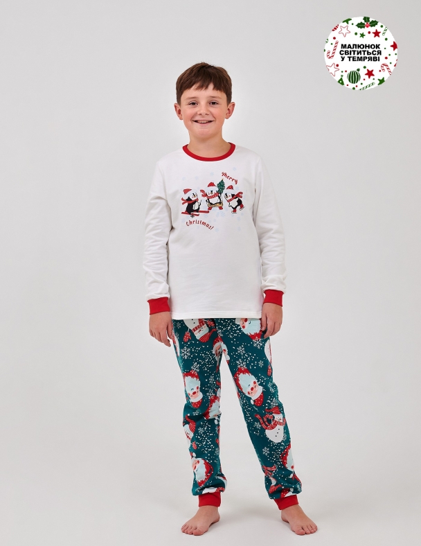 Пижама унисекс SMIL 104764-1-2s Молочный 2 - изображение 1