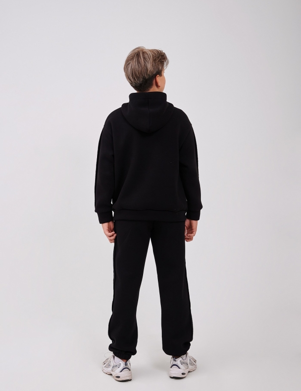 Комплект для хлопчика (худi +штани) для хлопчика SMIL 117500-1-2s Чорний - изображение 2