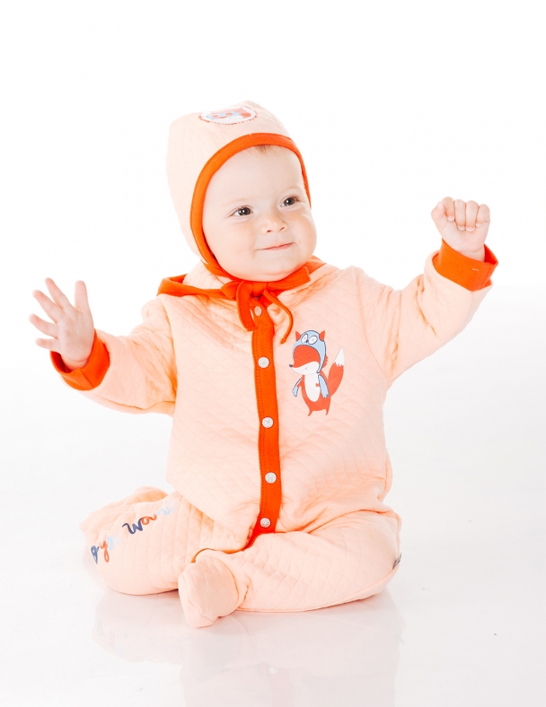 Шапка унисекс SMIL 118505 Сочный персик - изображение 3