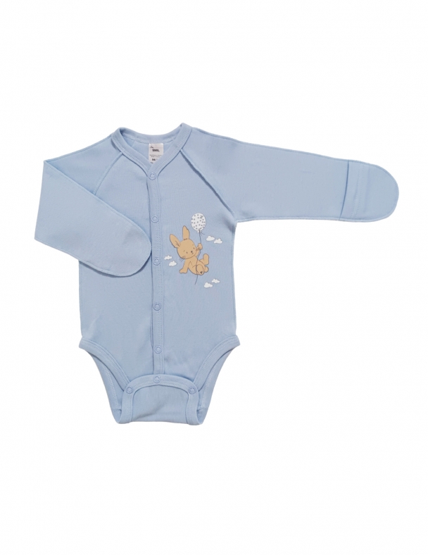 Боді-распашонка унісекс SMIL 102786-1-2s Блакитний - изображение 1