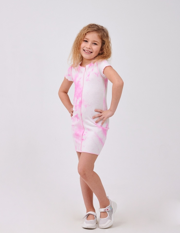 Платье для девочки SMIL 120467-1 Розовый - изображение 1