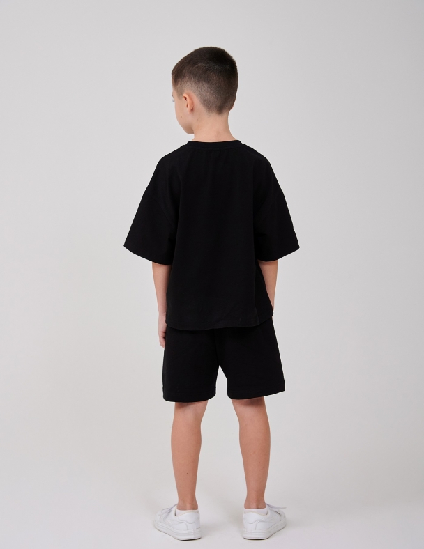Футболка для хлопчика SMIL 110870-1 Чорний - изображение 2