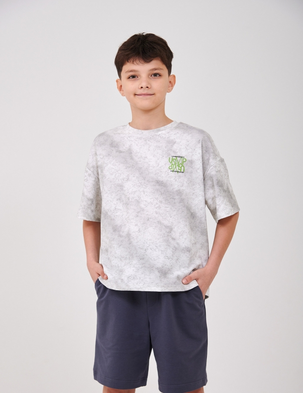 Футболка для хлопчика SMIL 110871-1 Білий - изображение 1