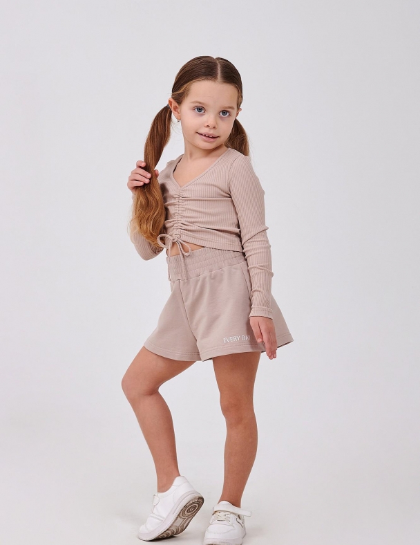 Шорти для дівчинки SMIL 112477-1 Капучино - изображение 1