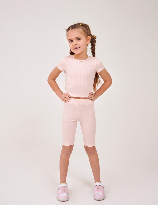 Велосипедки для девочки SMIL 112466-1 Нежно-розовый - изображение 3