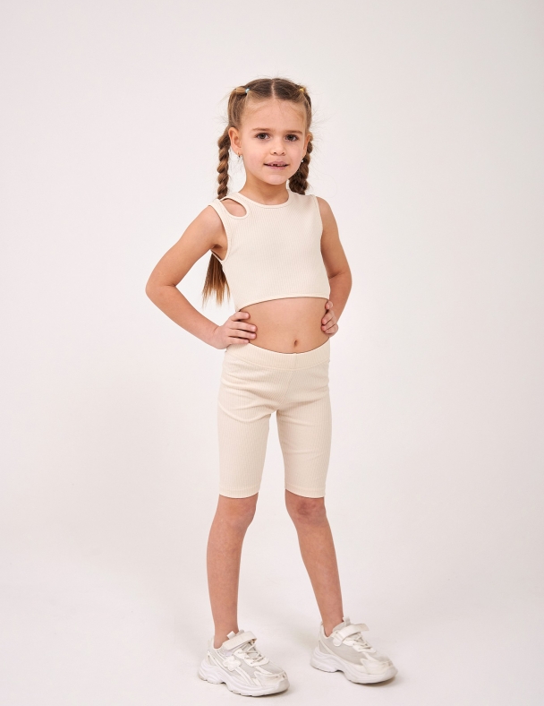 Топ для девочки SMIL 110891-1 Светло-бежевый - изображение 1