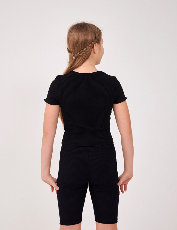 Топ для девочки SMIL 110890-1 Черный - изображение 2