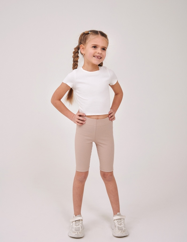 Топ для девочки SMIL 110889-1-2s Молочный - изображение 1