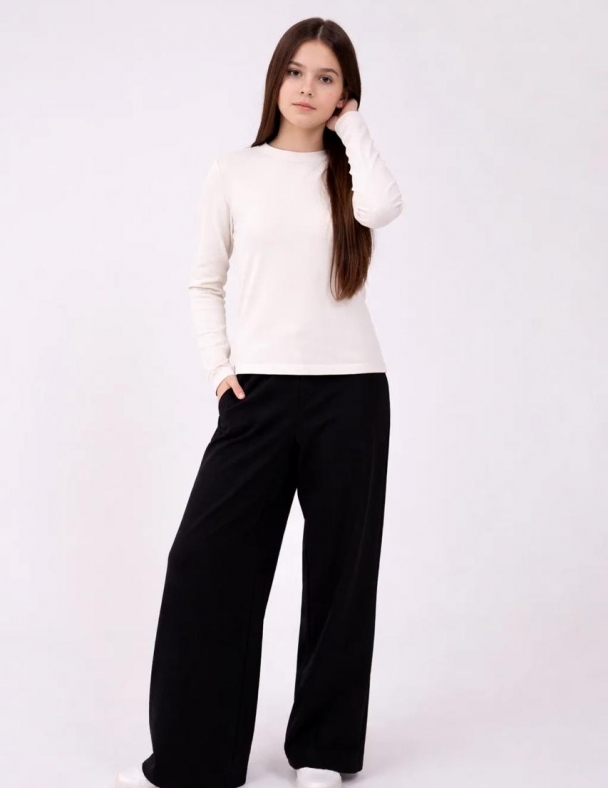 Лонгслів для дівчинки SMIL 114226 Молочний - изображение 1