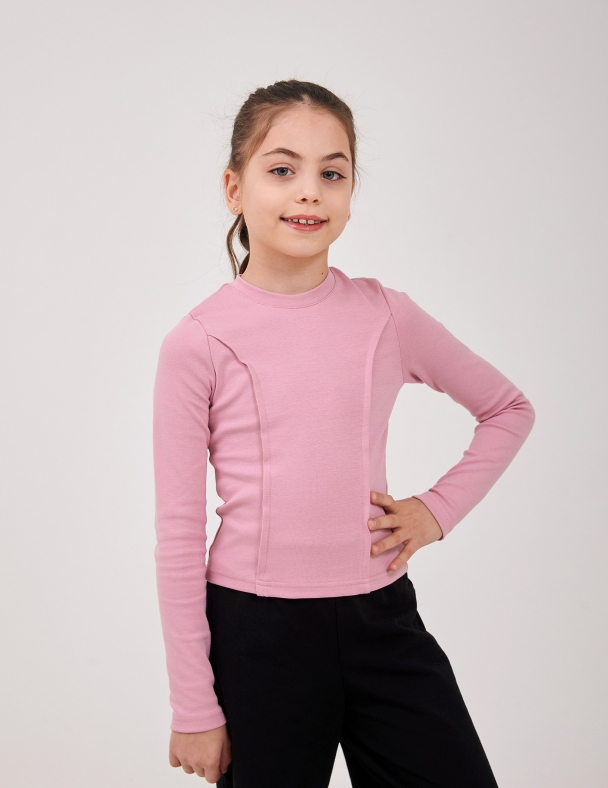 Лонгслів для дівчинки SMIL 114223 Пильна троянда - изображение 1