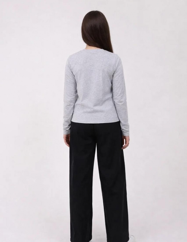 Лонгслів для дівчинки SMIL 114226 Сірий меланж - изображение 2