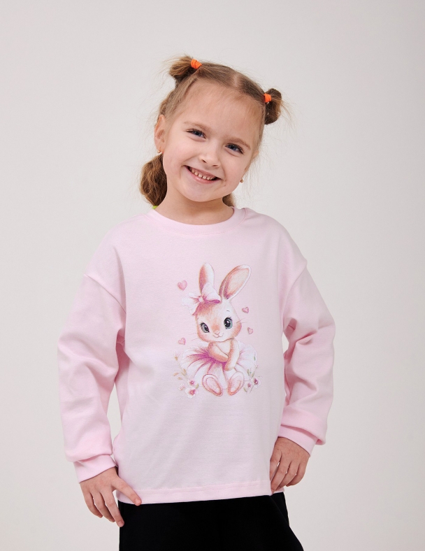 Худi для дівчинки SMIL 116755-1 Рожевий - изображение 1