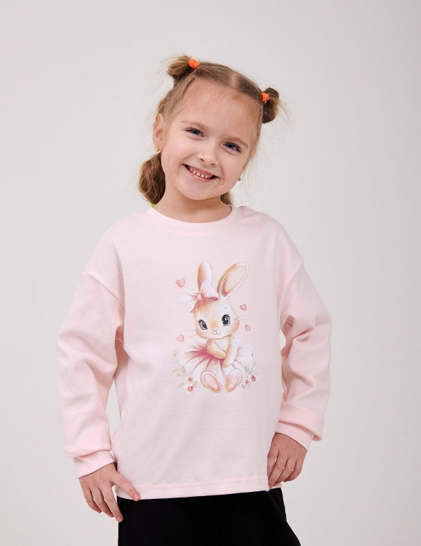 Худi для дівчинки SMIL 116755-1 Cвiтлий персик - изображение 1