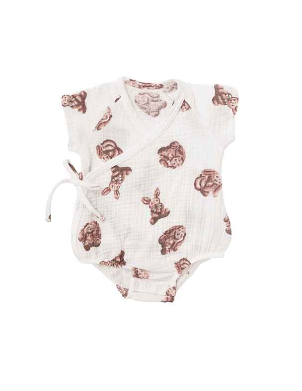 Боді для хлопчика SMIL 121082-1 Малюнок Зайці - изображение 1