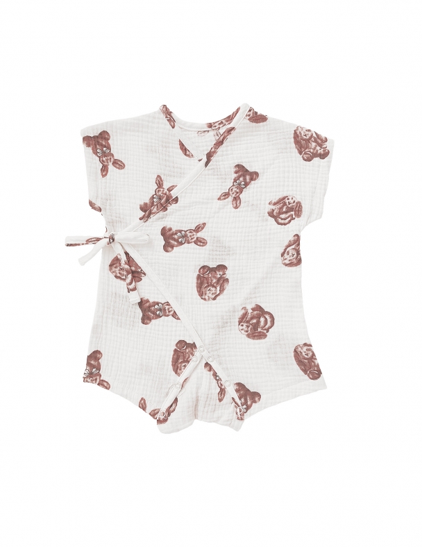 Комбiнезон для хлопчика SMIL 108729-1 Малюнок Зайці - изображение 1