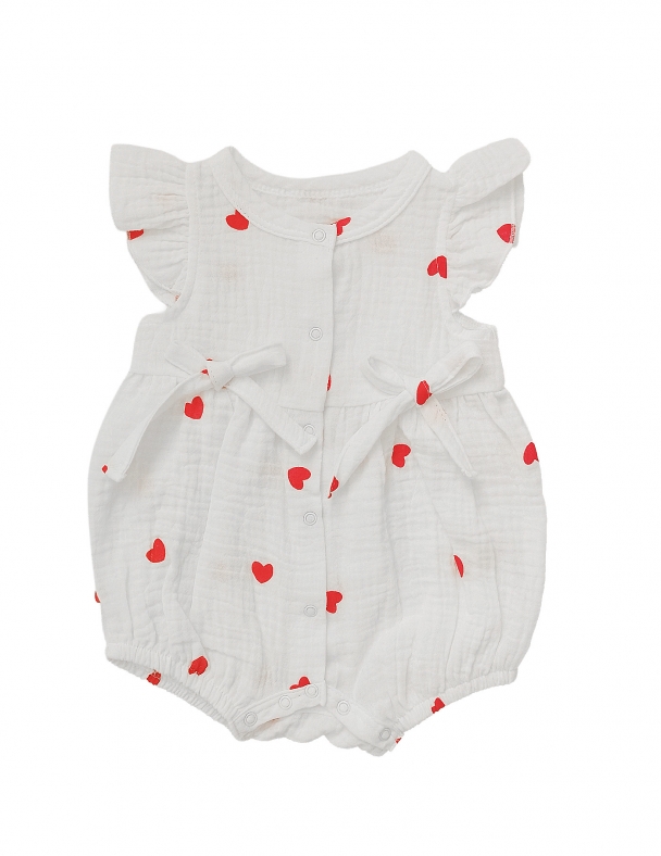 Песочник для девочки SMIL 111307-1 Рисунок красные сердечки - изображение 1