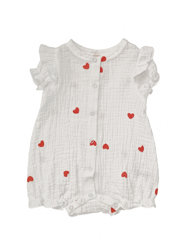 Песочник для девочки SMIL 111308-1 Рисунок красные сердечки - изображение 1