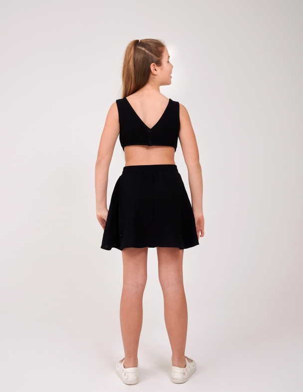 Сарафан для дівчинки SMIL 120488-1 Чорний - изображение 2