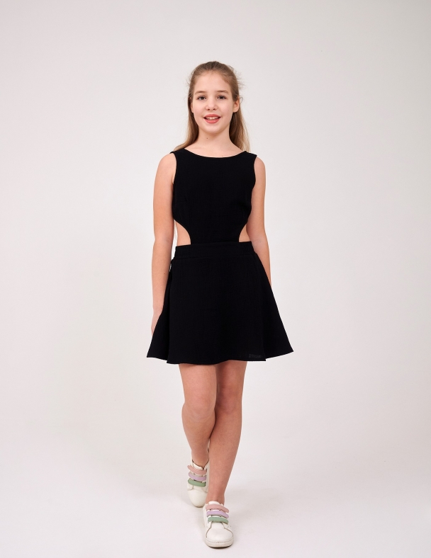Сарафан для дівчинки SMIL 120488-1 Чорний - изображение 4